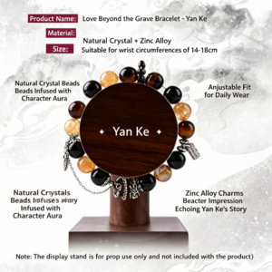 Free Shipping Love Beyond the Grave (2026) Official Merch - Miles Wei (Yan Ke) & Zhang Li (Jiang Ai) Gemstone Bracelet
