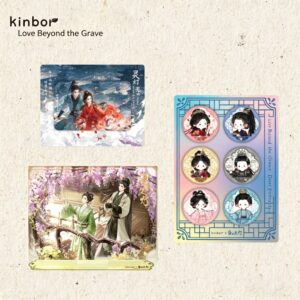 Free Shipping Love Beyond the Grave He Simu & Duan Xu Square Badge + Mini Badge + Scene Standee