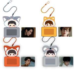 Buy Lastest Free Shipping Double Helix (2026) Official Plush Photocard Holder with Photo Card Lu Feng Cheng Yi Chen/ Qin Lang
