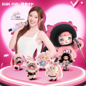 Newest【Zhao Lusi Recommended】TOPTOY Nommi Pink Energy Series Plush Blind Box Doll – Official Collectible Mystery Toy
