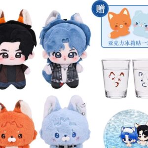 Official Blue Lips (2026) Collection: Teng Mo & Wu Shixian 10cm Animal Plush Dolls, Aesthetic Shot Cups & Matching Coasters