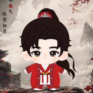 Limited Official Key to the Phoenix Heart (2026) Neo Hou (Xiao Wu Yi) Free Shipping 10cm Starfish Body Plush Doll (Crimson Robes Ver.)