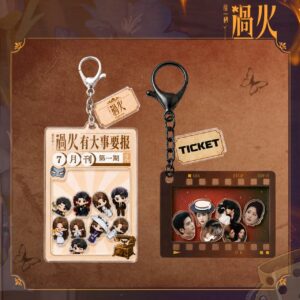 Overdo 2026 Official iQIYI Shaker Keychain – Zhang Linghe Murong Qing Yi & Wang Churan Ren Susu